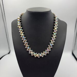 Vintage Sherman aurora boreails Art deco necklace